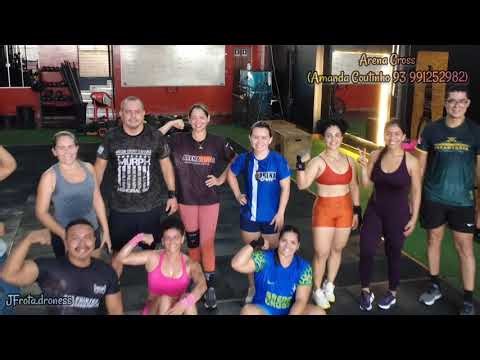 Treino de crossfit na Arena Cross, com Amanda Coutinho.