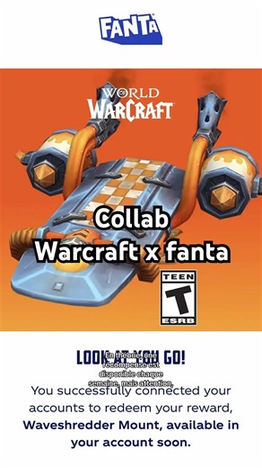 Collaboration fanta x world of Warcraft : comment récupérer les récompenses