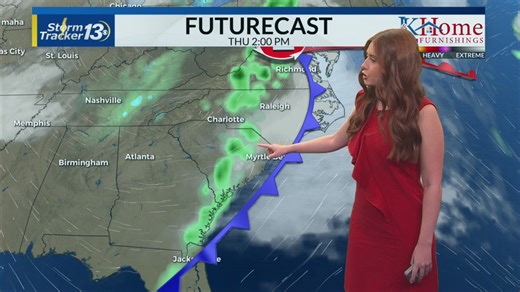 Rain chances for the first day of Spring