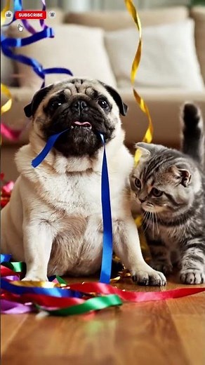 Cute Cat & Dog Best Friends #8