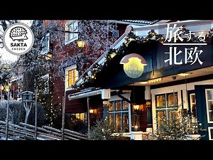 [Life in Scandinavia] Relaxing winter trip to beautiful snowy Dalarna | Retro cute household goods