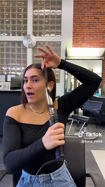 Follow me on YouTube - Lucy_seitz 🫶 #hairstylist #beautyschool #salon #cosmetology #prep #lucyseiz #hairsalon #career #hairindustry #curlmyhairwithme #marcel