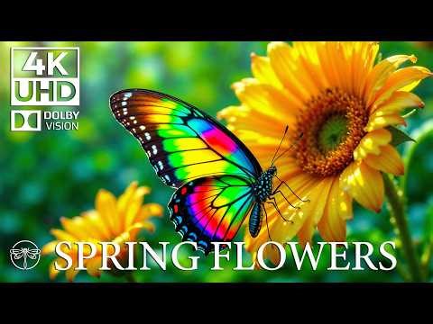 Butterfly World 4K - Wonderful With Nature Relaxation Film & Soothing Music • 4K Video UHD