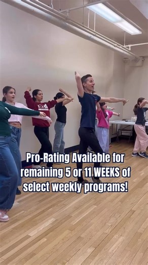 A Class Act NY on Instagram: "❓ Missed day one of our 6- or 12-Week Classes that started over the weekend? You can still jump in! ✨ PRO-RATING is now available for the remaining 5 or 11 WEEKS—jump right in! You’ve barely missed a thing! 💪 OR pay full price and receive a Virtual MAKE-UP Class in a small group setting. Make-up date TBA — likely an afternoon or evening on a weekday before classes resume Jan 31 & Feb 1! 🚨 BTW, We skip this weekend (Jan 24 & 25)! 👀 All classes culminate in a perfo