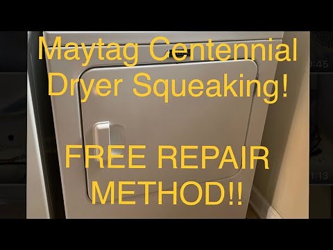 How to fix your squeaking Maytag dryer.