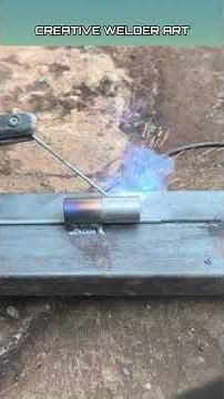 DIY how to weld hinges to make strong door bars #welding #weld #diy #welder