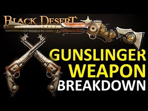 GUNSLINGER WEAPON (Deadeye) OFFICIAL PREVIEW BREAKDOWN, Revolver, Shotgun (Black Desert Online) BDO