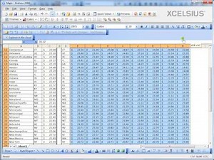 Maps in Xcelsius