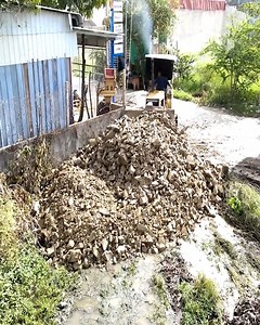 Good Performance!!! Swamp filling becomes new land for the Mini Bulldozer Operator project | Bulldozer Operator