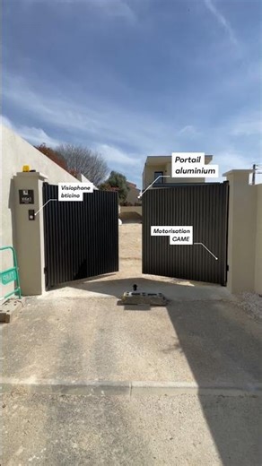 Installation d’un portail motorisé