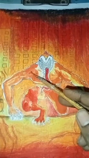 #Venom style monster sketch #