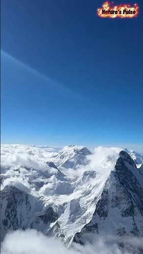 K2 Bottleneck: Ice Wall Above, Abyss Below #k2mountain #bottleneck #mountaineering #exposedridge
