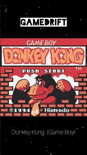 Donkey Kong (1994) – Classic Game Boy Intro 🍌🕹️