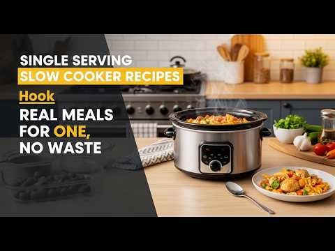 Top 5 Single Serving Slow Cooker Recipes – Real Meals for One, No Waste