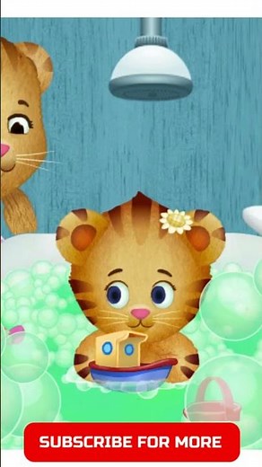 Daniel Tiger's Neighborhood Bathtime Helper with Baby Margaret! #danieltiger