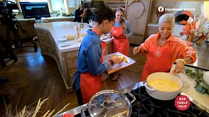 86K views · 1.5K reactions | From the Red Table to the kitchen table! This week, the ladies and Sheree Zampino throw down on some mac n' cheese —just in time for Thanksgiving. Join in on the fun tomorrow, November 24th, at 9am PT/12pm ET, on Facebook Watch. | Red Table Talk | Facebook