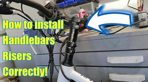 Watch How to install Bicycle Handlebars Risers Correctly on Amazon Live