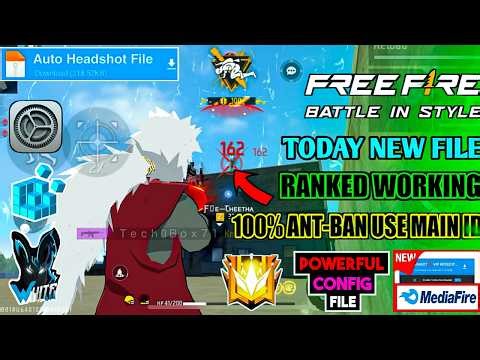 free fire headshot config file🎯🌠ob52 ff aimlock + no recoil regedit‼️ freefire one tap headshot file