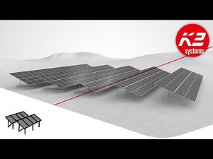Système K2 N-Rack - solution de montage pour les installations photovoltaïques au sol