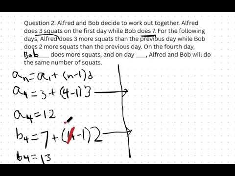 Pre-Calculus 12 Unit 1 Lesson 1 Practice 1.1.1 Question Solution 2