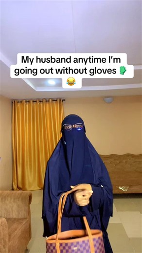 My husband when I go out without gloves – funny reaction video