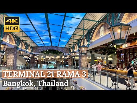 [BANGKOK] Terminal 21 Rama 3: "An Unique Must Visit Bangkok Mall" | Thailand [4K HDR]