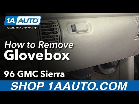 How to Remove Glovebox 88-98 GMC Sierra K1500