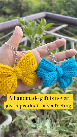 You NEED These Cute Bow Keychains 🎀Handmade!)Check Description #crochet #crochetkeychain #giftideas