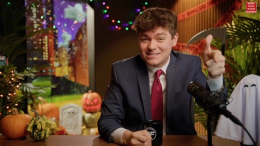 Antisemitic white nationalist Nick Fuentes brags that he has Vice President J.D. Vance caught in "the groyper squeeze" and that Vance cannot denounce them because otherwise they'll crush his 2028 presidential campaign: "This is how the groypers take over." https://www.peoplefor.org/rightwingwatch/nick-fuentes-says-vance-caught-groyper-squeeze | Right Wing Watch