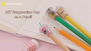 10K views · 88 reactions | DIY Frappuccino Cup on a Pencil via C CHANNEL Art&Study | C Channel | Facebook