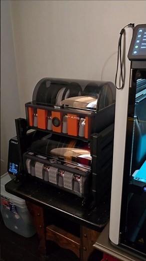 Fitting my #bambulab H2S with another #ams 2 after selling the P1S combo to make room for the P2S