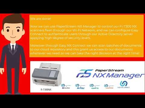 How to install and configure Fi-7300NX and Easy Connect