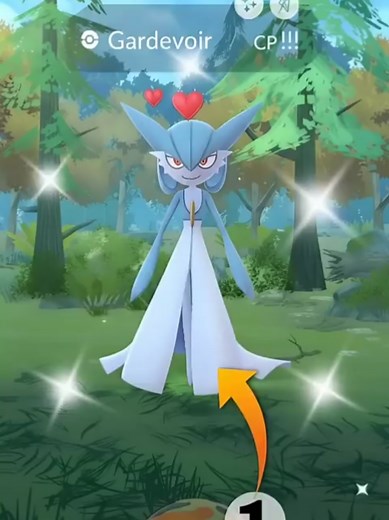 Shiny Gardevoir in Pokémon GO