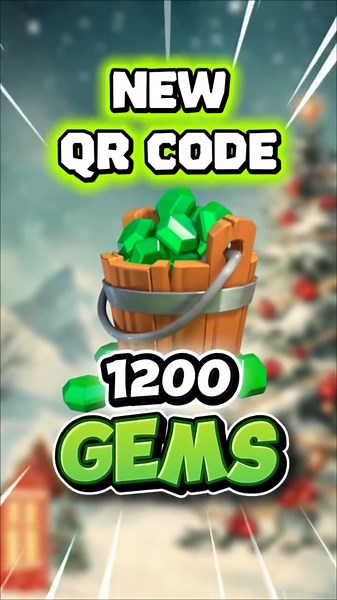 Get 1,200 Gems in Clash Royale with QR Codes 2026
