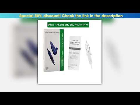 20PCS Revolution Tattoo Needle Cartridge Permanent Makeup Screw Cartridge Needles For Black pearl