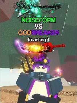 NOISEFORM VS MASTERED GODBREAKER IN FISCH! (Click sound) #fisch #roblox