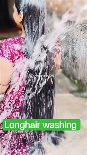 Satisfying Long Hair Wash Routine by bonghairstyles