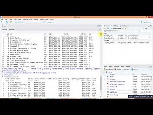 R Tutorial 15. Easy way to copy and paste data from web|R Web Scraping with R |csv/Exel file in R