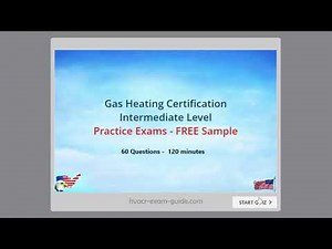 Gas Technician & Fitter - Practice Exams NATE ICE - 60 questions - Certification - Intermediate