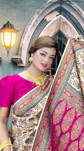 Wearing Saree #saree #fashion #makeup #love #beauty ‪@Poroshmonisaree‬