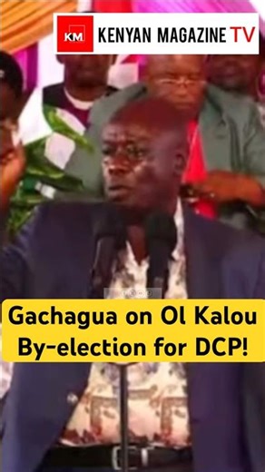 Listen to what Gachagua said about DCP Primaries for By-election in Ol Kalou today