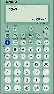 Calculatrice Casio mode scientifique #calculatrice #casio #calculatrice #scientifique #fx-92