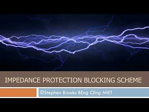 Impedance protection blocking scheme