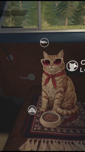 Meet your ginger Co-pilot 😻 #perestroikadrive #indiegame #gaming #cozygames #gingercat #indiedev