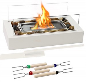 CROWN FIRE S'Mores Maker Kit with 4pcs of Roasting Sticks - US Patent Design - Upgraded Safer Burning, Birthday Parties & Housewarming Gifts, Fun for Friday Nights - Walmart.com