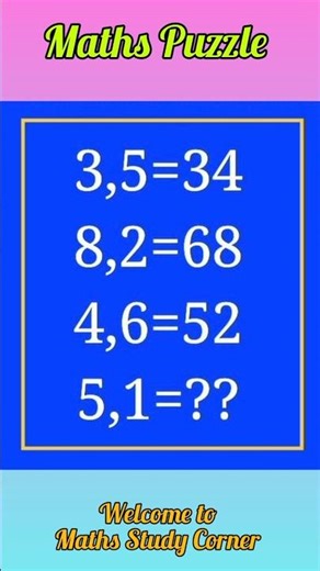 🔥 Only Genius Can Solve This Math Riddle #maths #puzzle #challenge