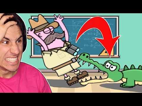 Pranking My New Teacher With a Crocodile!