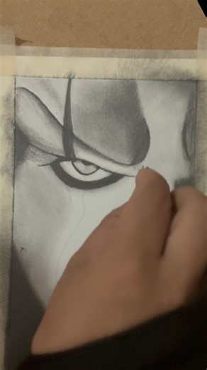 Drawning Pennywise #drawing #art #shorts #pennywise #draw #asmr #asmrsounds