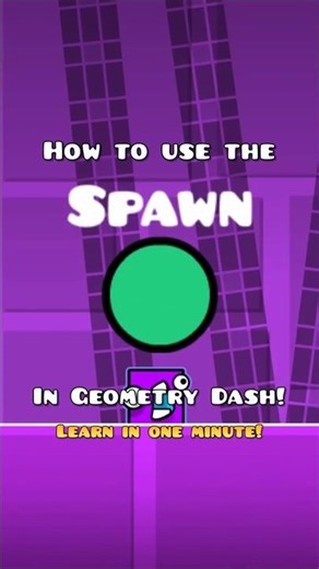 ⭐ How to Use the Spawn Trigger in Geometry Dash! #gd #geometrydash