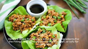 Lettuce wraps recipe